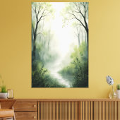Betoverd Bos Canvas Afdruk (Insitu (Woonkamer))