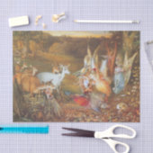 Betoverd bos door kunstenaar John Anster Fitzgeral Tissuepapier (Craft)