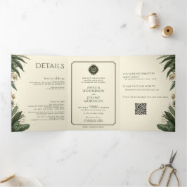  betoverd bos drieluik uitnodiging