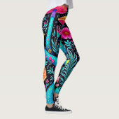 Betoverd bos grillige droom ontwerp leggings (Rechts)