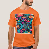 Betoverd bos grillige droom ontwerp t-shirt (Voorkant)