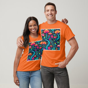 Betoverd bos grillige droom ontwerp t-shirt