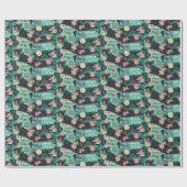 Betoverd bos: grillige fee cadeaupapier (Vlak)