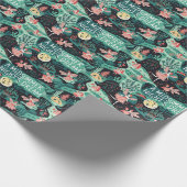 Betoverd bos: grillige fee cadeaupapier (Hoek)