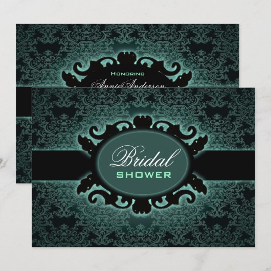 Betoverd bos groen gotisch Vrijgezellenfeest Kaart (Voorkant / Achterkant)