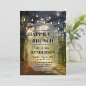 Betoverd bos Happily Ever After brunch Kaart (Staand voorkant)