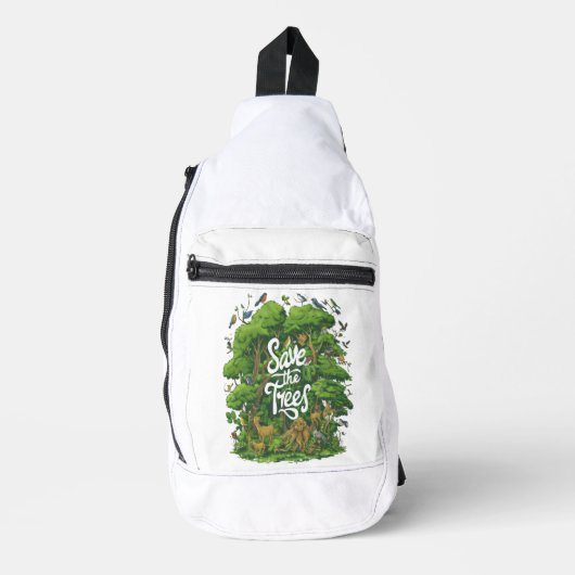 Betoverd bos in leven sling bag (Voorkant)