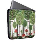 Betoverd bos laptop sleeve (Voorkant Rechts)