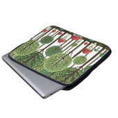 Betoverd bos laptop sleeve (Voorkant onderkant)