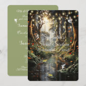 Betoverd Bos Lief Zestien Fairies Kikkers Kaart (Voorkant / Achterkant)