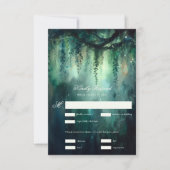 Betoverd Bos Magische Fairy Lights Bruiloft RSVP (Voorkant)