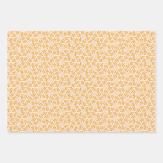 Betoverd Bos Magische Kerstbomen Ontwerp Inpakpapier Vel (Voorkant 3)