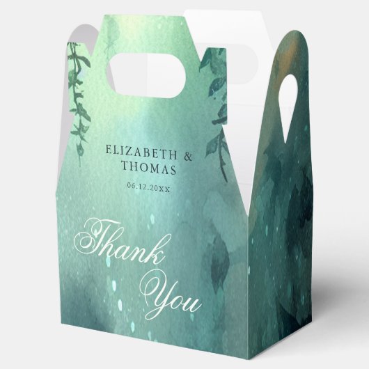 Betoverd Bos Magische Tuin Bruiloft Favor Box Bedankdoosjes (Geopend)