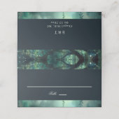 Betoverd Bos Magische Tuin Bruiloft Plaats Kaart Plaatskaartje (Buitenkant ongevouwen)