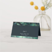 Betoverd Bos Magische Tuin Bruiloft Plaats Kaart Plaatskaartje (Achterkant)