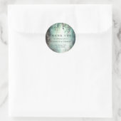 Betoverd Bos Magische Wijnstokken Bruiloft Dank u Ronde Sticker (Tas)