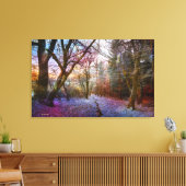 Betoverd Bos - Natuur Winterlandschap Canvas Afdruk (Insitu (Woonkamer))