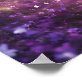 Betoverd Bos PAARSE KLEINE LICHTEN Poster (Hoek)