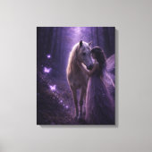 Betoverd bos pad canvas kunst (Voorkant)