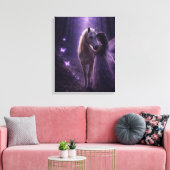Betoverd bos pad canvas kunst (Insitu (Woonkamer))