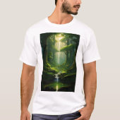 Betoverd bos pad t-shirt (Voorkant)