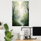 Betoverd Bos Poster (Thuiskantoor)