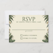  betoverd bos RSVP kaartje (Voorkant)