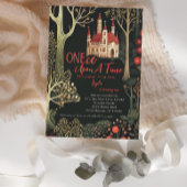 Betoverd bos sprookje eerste verjaardag kaart