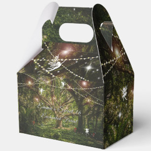 Betoverd bos Sweet 16 Feeën Fonkelende lichten Bedankdoosjes