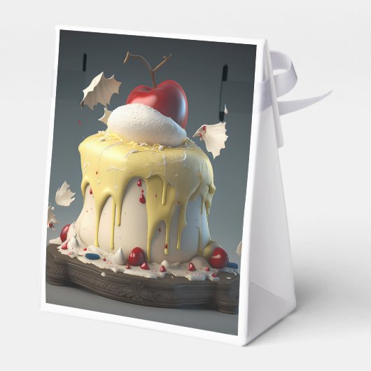 Betoverd bos thema voorkeur dozen met naam bedankdoosjes (Achterkant)