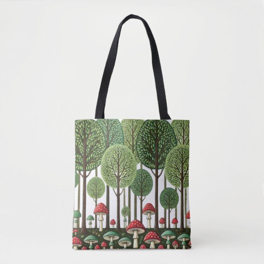 Betoverd bos tote bag (Voorkant)