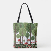 Betoverd bos tote bag (Achterkant)