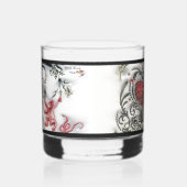 Betoverd bos whisky glas (Links)