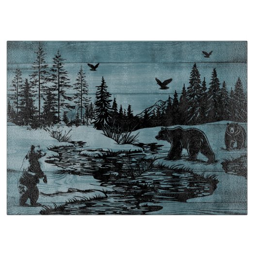Betoverd Bos Wildlife Snijplank (Voorkant)