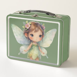 Betoverd bosfee: pastelgroene fee