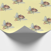 Betoverd bosfee: pastelgroene fee cadeaupapier (Hoek)