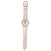 Betoverd bosfee: pastelgroene fee horloge (Vlak)