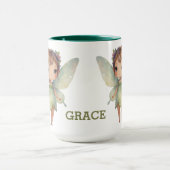 Betoverd bosfee: pastelgroene fee mok (Midden)