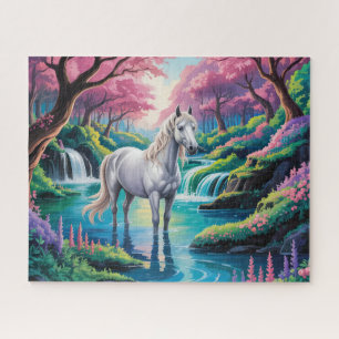 Betoverd bospaard legpuzzel