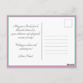 💜💛betoverd carnaval briefkaart (Achterkant)