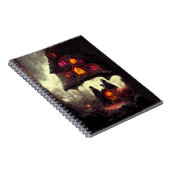 Betoverd donker bos notitieboek (Rechterzijde)