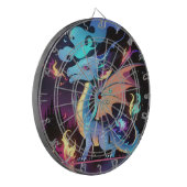 Betoverd Drakenvuur Dartbord (Voorkant Links)