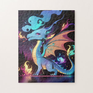 Betoverd Drakenvuur Legpuzzel