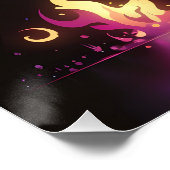 Betoverd Drakenvuur Perfect Poster (Hoek)