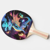 Betoverd Drakenvuur Tafeltennisbatje (Zijkant)
