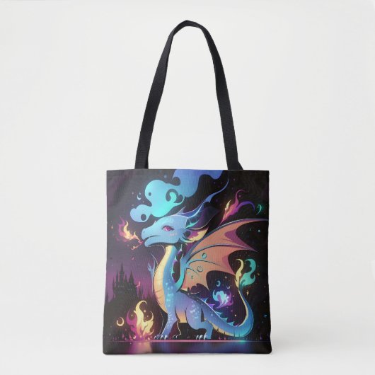 Betoverd Drakenvuur Tote Bag (Voorkant)