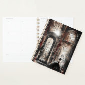 Betoverd Elegant Zwart en Rood Wonderland Planner (Display)