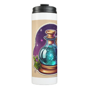 Betoverd Elixir: sprankelende drankfles Thermosbeker