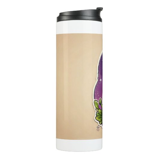 Betoverd Elixir: sprankelende drankfles Thermosbeker (Gedraaid links)