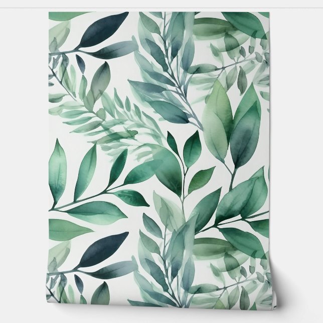 Betoverd Evergreen Ballet Botanical Behang (Afrollen)